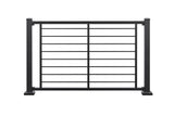 Trex Signature 8-ft x 36-in Charcoal Black Aluminum Deck Rail Kit