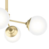 Hunter Hepburn 4-Light Matte Glam Led Chandelier