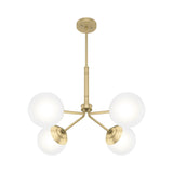 Hunter Hepburn 4-Light Matte Glam Led Chandelier