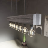 Hunter Donelson 7-Light Matte Black Transitional Led Chandelier