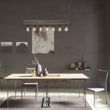 Hunter Donelson 7-Light Matte Black Transitional Led Chandelier