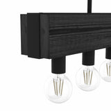 Hunter Donelson 7-Light Matte Black Transitional Led Chandelier