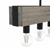 Hunter Donelson 7-Light Matte Brown Transitional Led Chandelier