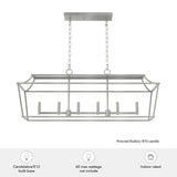 Hunter Laurel Ridge 6-Light Brushed Nickel Traditional Led Chandelier