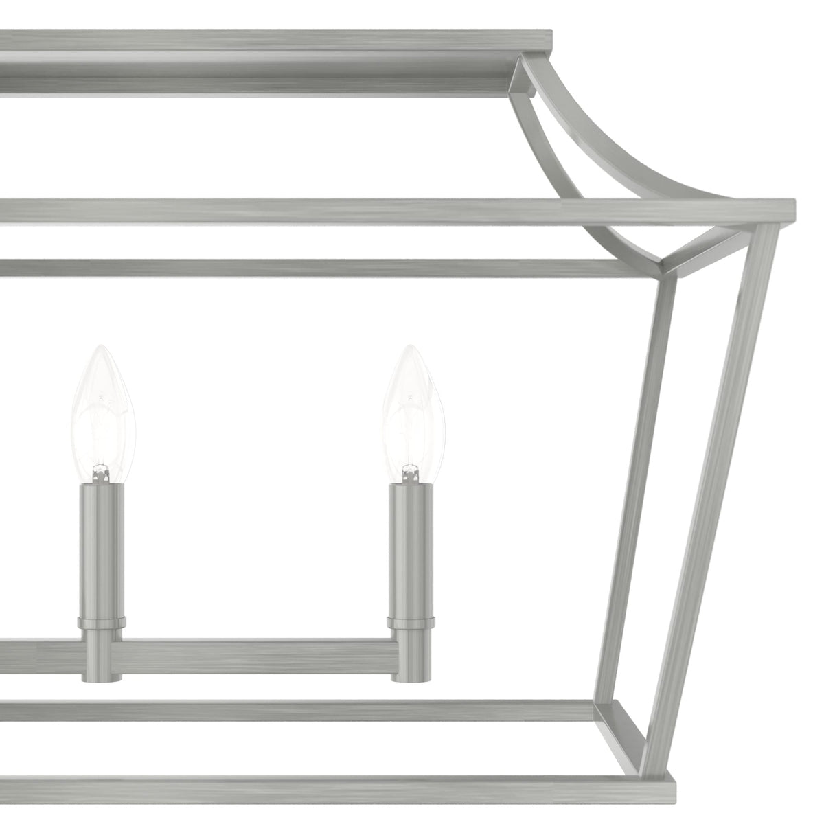 Hunter Laurel Ridge 6-Light Brushed Nickel Traditional Led Chandelier