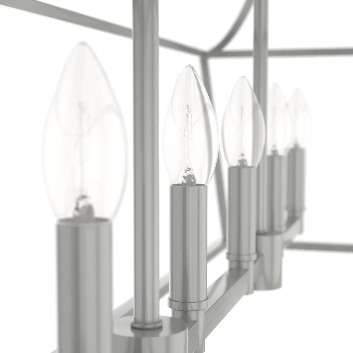 Hunter Laurel Ridge 6-Light Brushed Nickel Traditional Led Chandelier