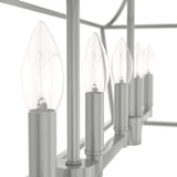 Hunter Laurel Ridge 6-Light Brushed Nickel Traditional Led Chandelier