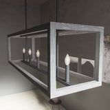 Hunter Squire Manor 5-Light Matte Black Modern/Contemporary Led Chandelier