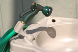 RSI 20x28 Wall Mount Utility Tub with Drain, Tan, 1-Basin