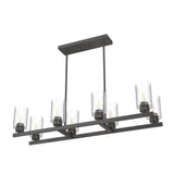 Hunter Hartland 8-Light Matte Bronze Farmhouse Led Chandelier
