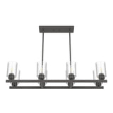 Hunter Hartland 8-Light Matte Bronze Farmhouse Led Chandelier