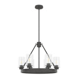 Hunter Hartland 6-Light Matte Bronze Farmhouse Led Chandelier