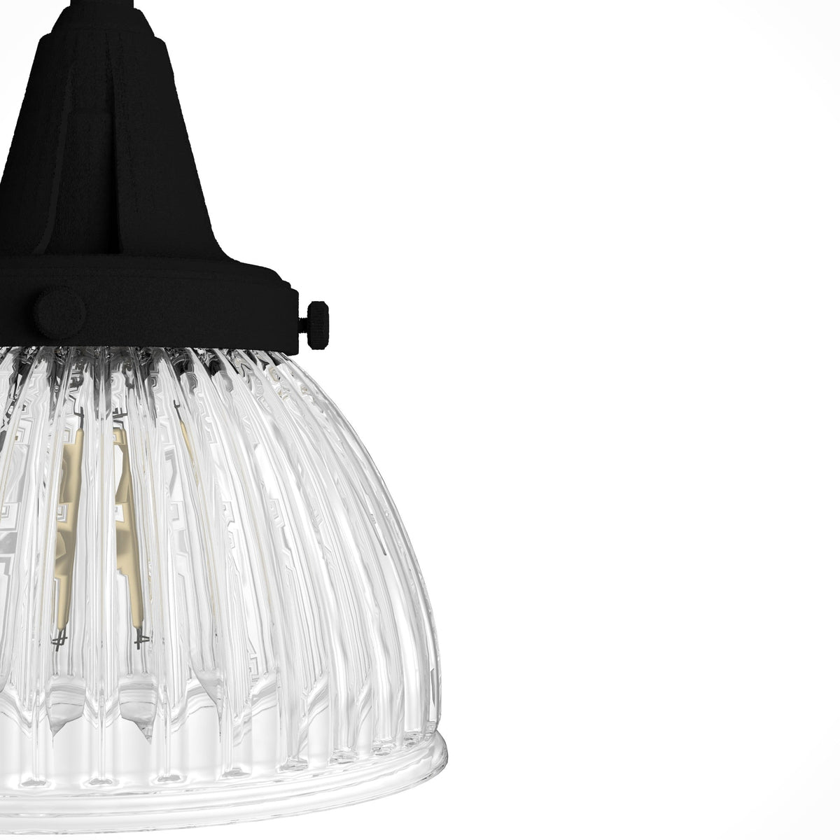 Hunter Cypress Grove 4-Light Matte Black Transitional Led Crystal Chandelier