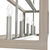 Hunter Squire Manor 5-Light Brushed Nickel Modern/Contemporary Led Chandelier