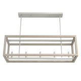 Hunter Squire Manor 5-Light Brushed Nickel Modern/Contemporary Led Chandelier
