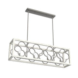 Hunter Gablecrest 4-Light Burnished Off-white Rustic Led Chandelier