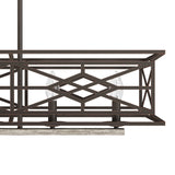 Hunter Langwood 6-Light Matte Copper Transitional Led Bare Bulb Chandelier