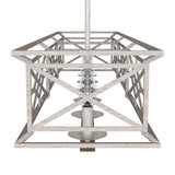 Hunter Langwood 6-Light Matte White Transitional Led Bare Bulb Chandelier