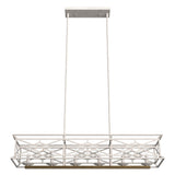 Hunter Langwood 6-Light Matte White Transitional Led Bare Bulb Chandelier