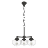 Hunter Saddle Creek 3-Light Satin Bronze Transitional Led Chandelier