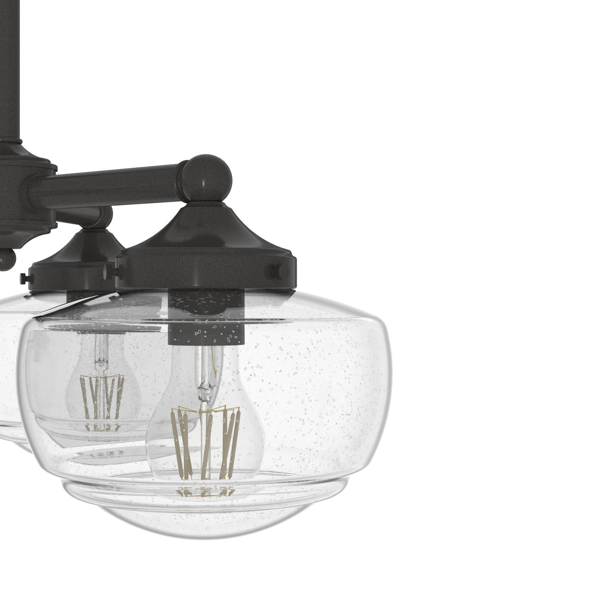Hunter Saddle Creek 3-Light Satin Bronze Transitional Led Chandelier