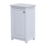 Dorset 17 in. W x 29 in. H Freestanding Floor Bath Storage Cabinet with Door in White - Super Arbor