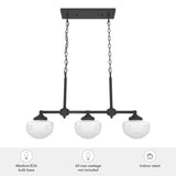 Hunter Saddle Creek 3-Light Satin Bronze Transitional Led Chandelier