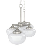 Hunter Saddle Creek 7-Light Brushed Nickel Transitional Led Chandelier