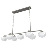 Hunter Saddle Creek 7-Light Brushed Nickel Transitional Led Chandelier