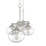 Hunter Saddle Creek 7-Light Brushed Nickel Transitional Led Chandelier