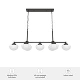 Hunter Saddle Creek 7-Light Satin Bronze Transitional Led Chandelier
