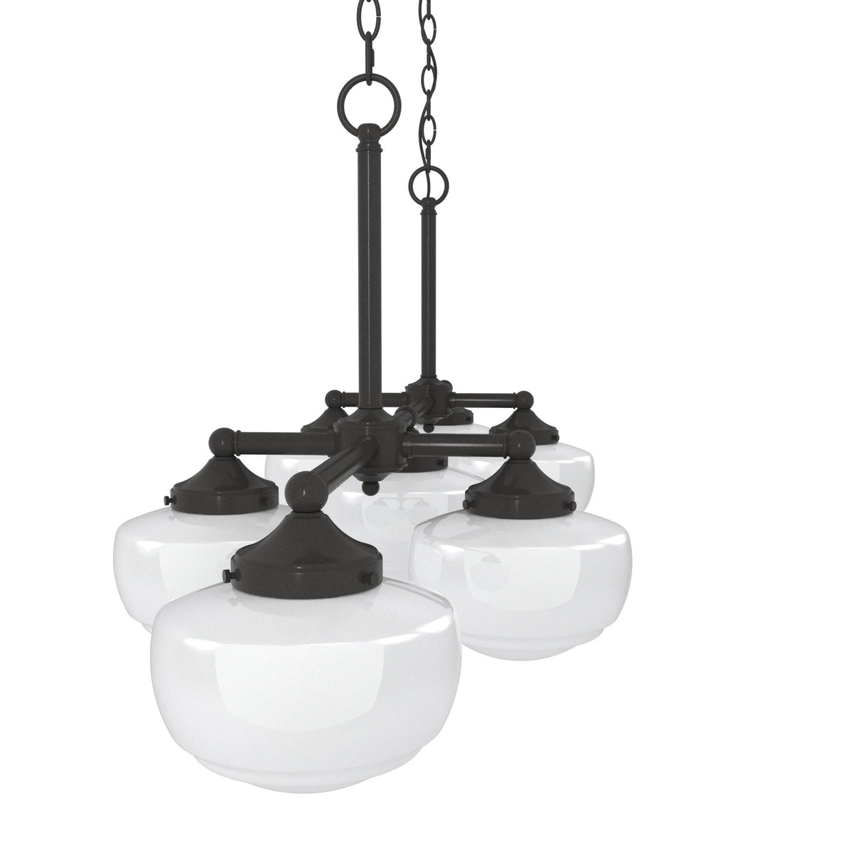 Hunter Saddle Creek 7-Light Satin Bronze Transitional Led Chandelier