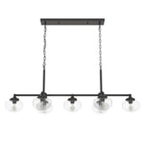 Hunter Saddle Creek 7-Light Satin Bronze Transitional Led Chandelier