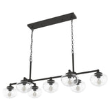 Hunter Saddle Creek 7-Light Satin Bronze Transitional Led Chandelier