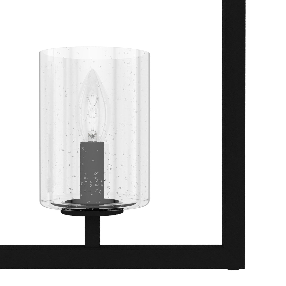 Hunter Kerrison 6-Light Satin Black Modern/Contemporary Led Chandelier