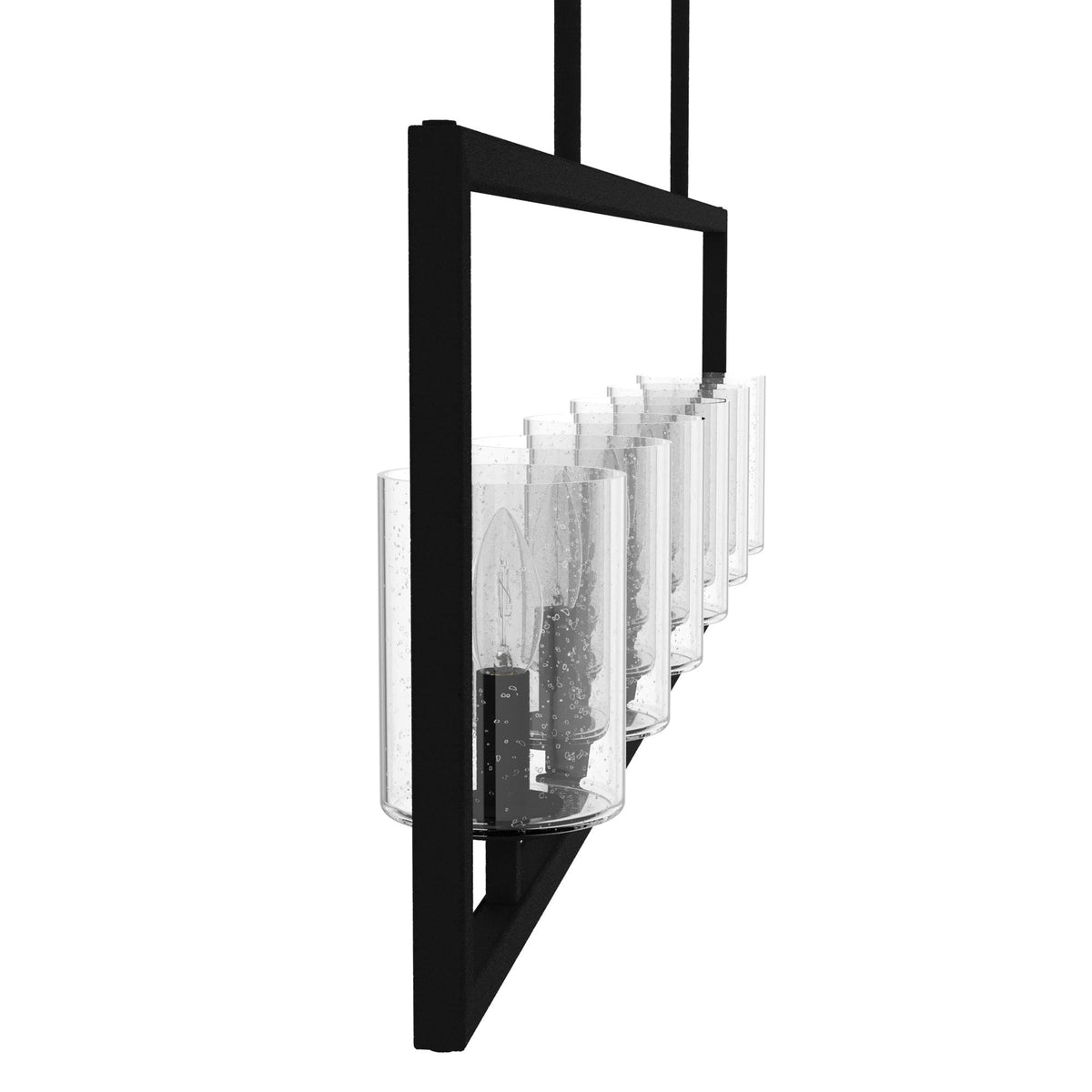 Hunter Kerrison 6-Light Satin Black Modern/Contemporary Led Chandelier