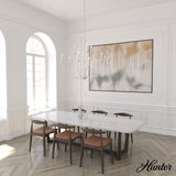 Hunter Southcrest 9-Light Distressed White Transitional Led Chandelier