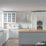 Hunter Southcrest 4-Light Distressed White Transitional Led Chandelier