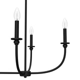 Hunter Southcrest 6-Light Matte Black Transitional Led Chandelier
