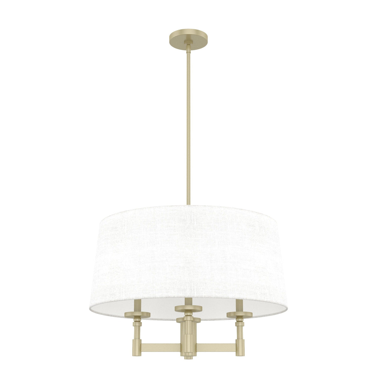 Hunter Briargrove 4-Light Satin Transitional Led Chandelier