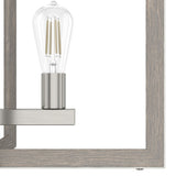 Hunter Woodburn 5-Light Brushed Nickel Modern/Contemporary Led Chandelier