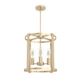 Hunter Astwood 4-Light Matte Gold Modern/Contemporary Led Bare Bulb Chandelier
