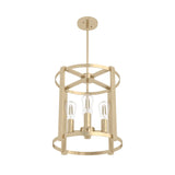 Hunter Astwood 4-Light Matte Gold Modern/Contemporary Led Bare Bulb Chandelier