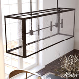 Hunter Felippe 8-Light Matte Copper Modern/Contemporary Led Chandelier