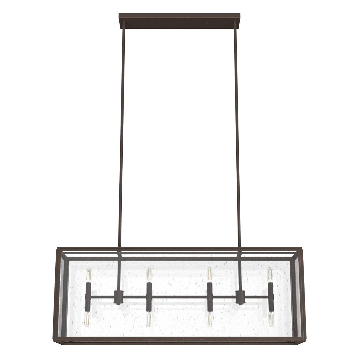 Hunter Felippe 8-Light Matte Copper Modern/Contemporary Led Chandelier