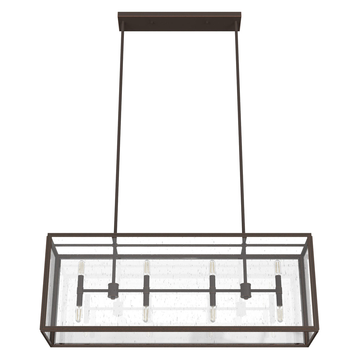 Hunter Felippe 8-Light Matte Copper Modern/Contemporary Led Chandelier