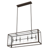 Hunter Felippe 8-Light Matte Copper Modern/Contemporary Led Chandelier