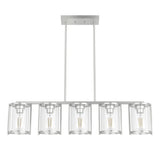 Hunter Astwood 5-Light Brushed Nickel Glam Led Chandelier