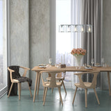 Hunter Astwood 5-Light Brushed Nickel Glam Led Chandelier