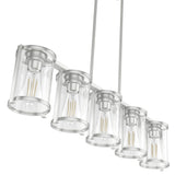 Hunter Astwood 5-Light Brushed Nickel Glam Led Chandelier